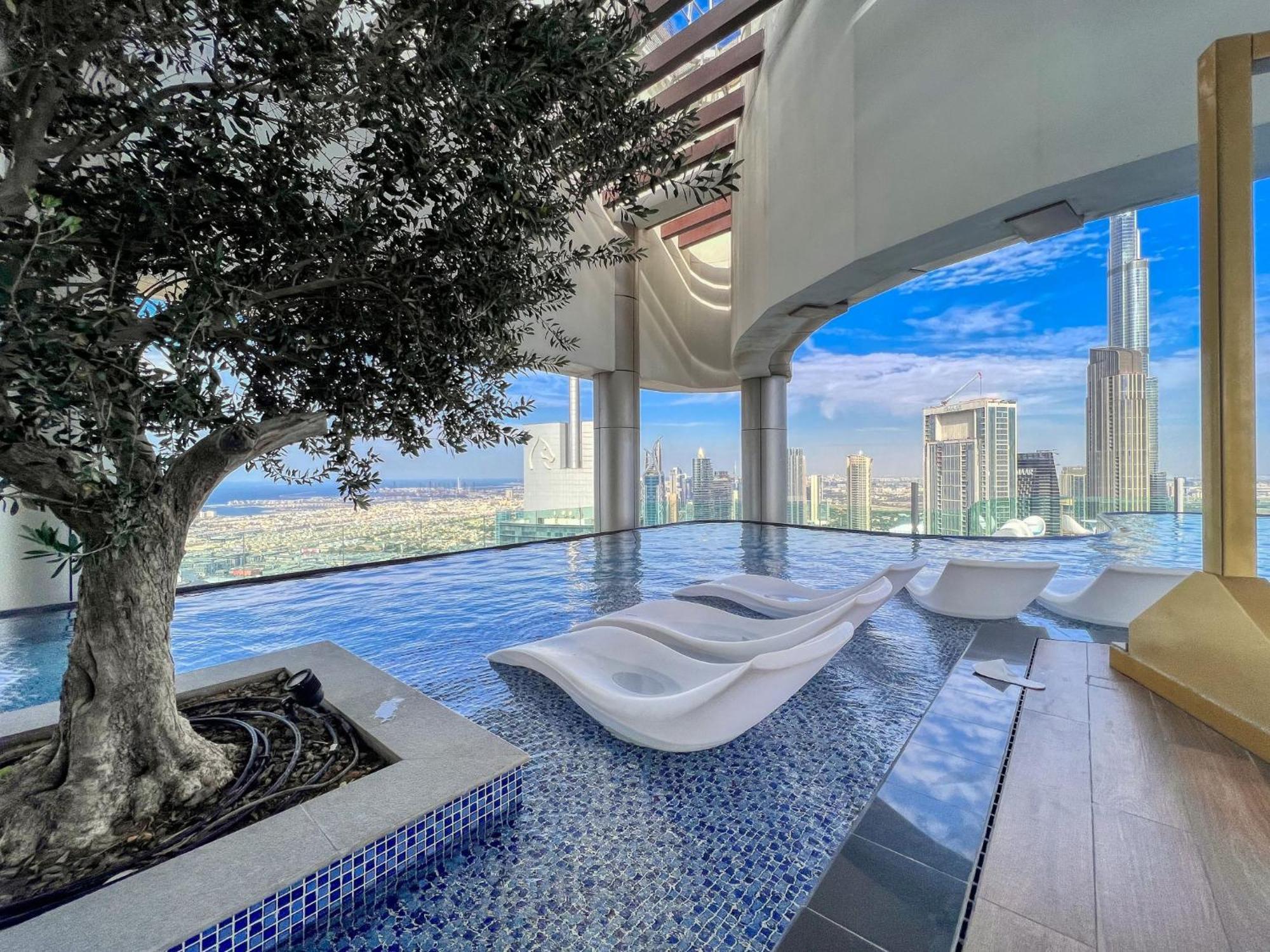 Highest Infinity Pool In Downtown Dubaiアパートメント エクステリア 写真